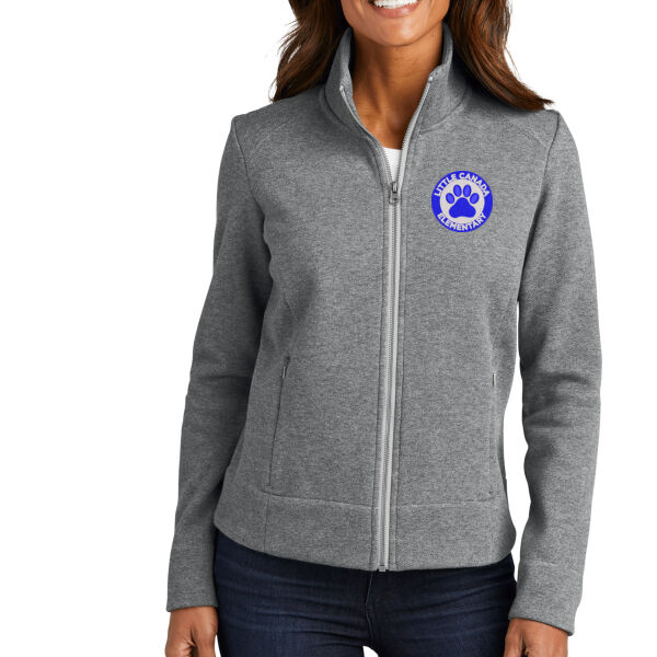 Port Authority® Ladies Network Fleece Jacket - Embroidered Logo Thumbnail