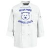Eight Knot Button Chef Coat with Thermometer Pocket Thumbnail