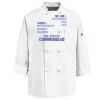 Eight Knot Button Chef Coat with Thermometer Pocket Thumbnail