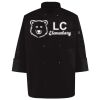 Ten Pearl Button Black Chef Coat Thumbnail